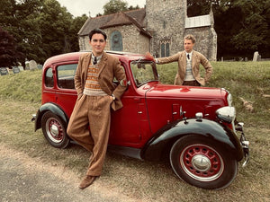 1920s Tweed suit and vintage motoring clothes