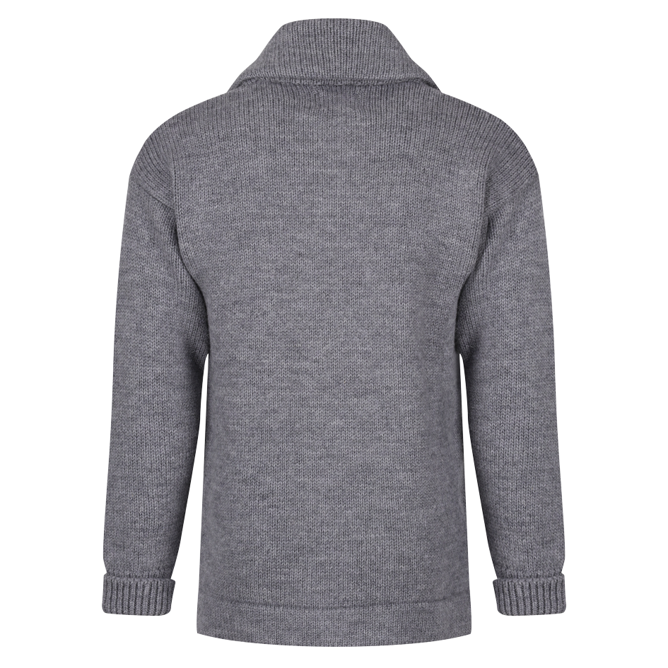 1920s Shawl neck Cardigan in seal grey