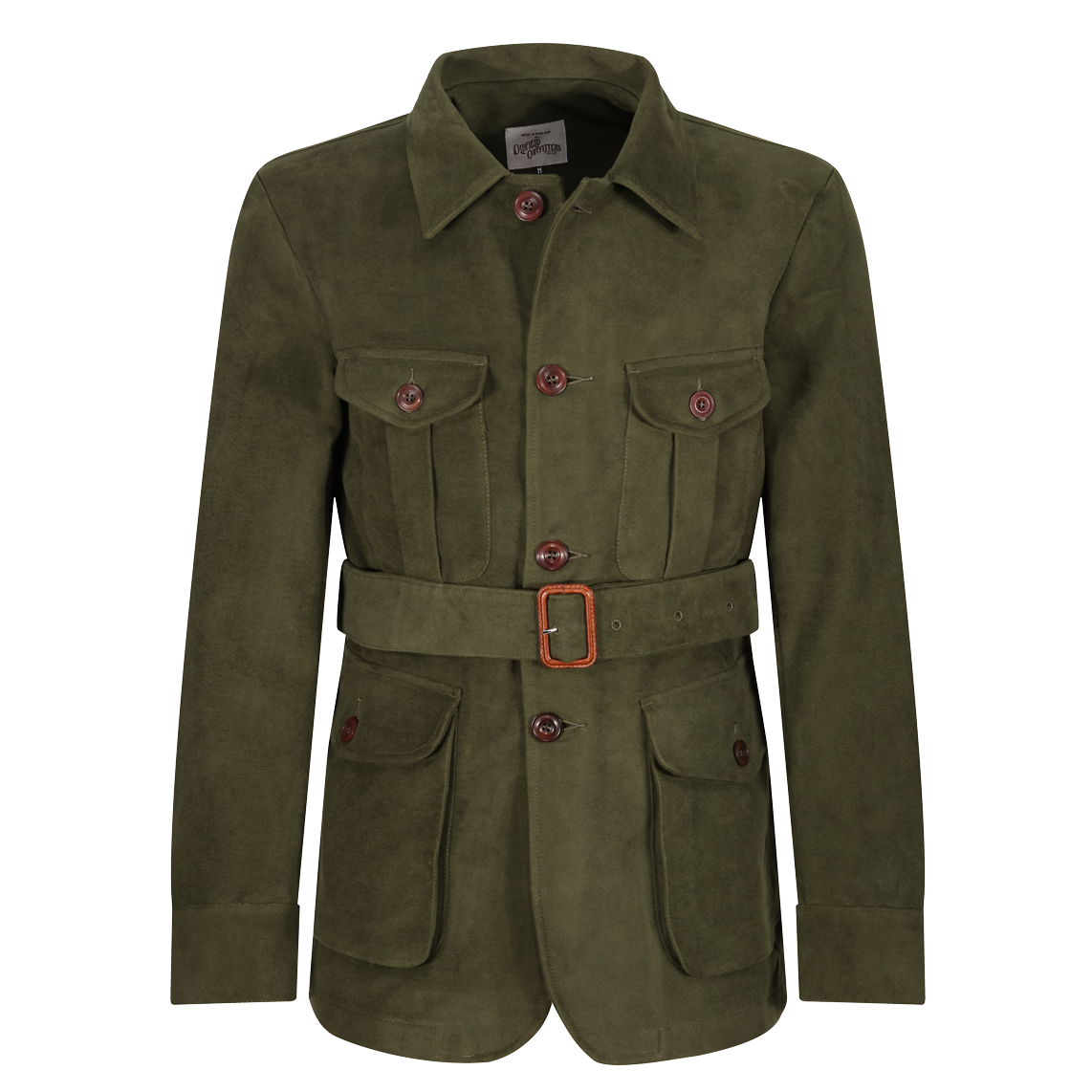 1940s Olive Green Moleskin Jacket