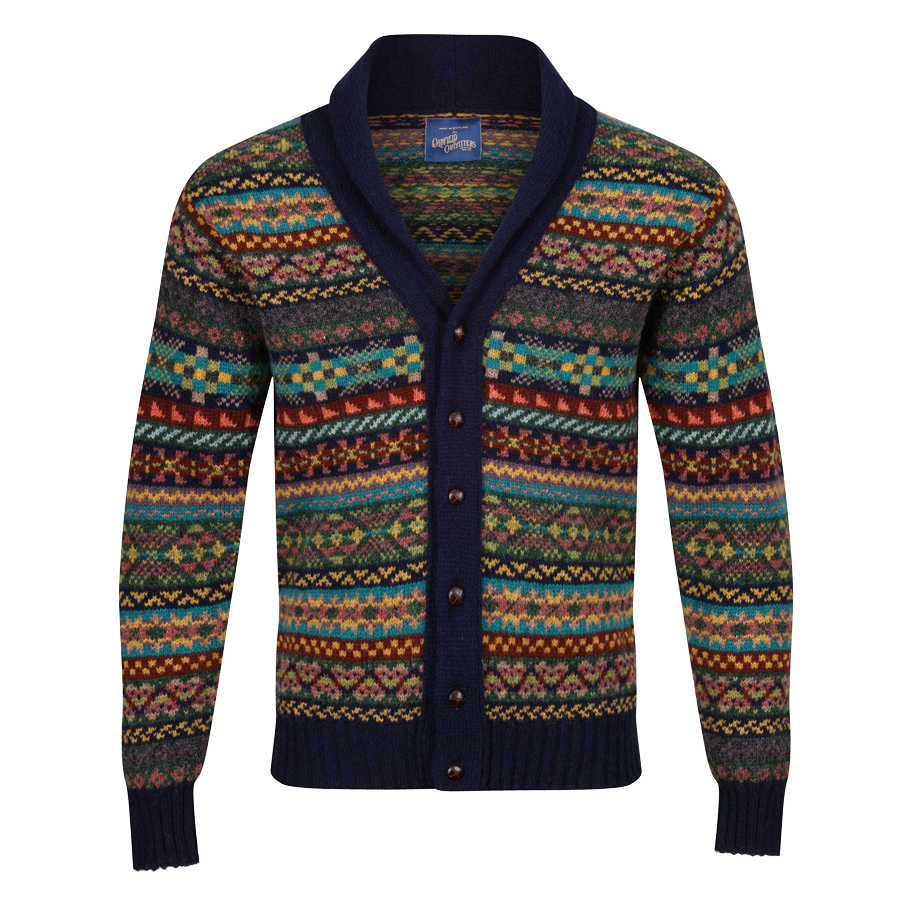 Vintage Fair Isle ladies cardigan