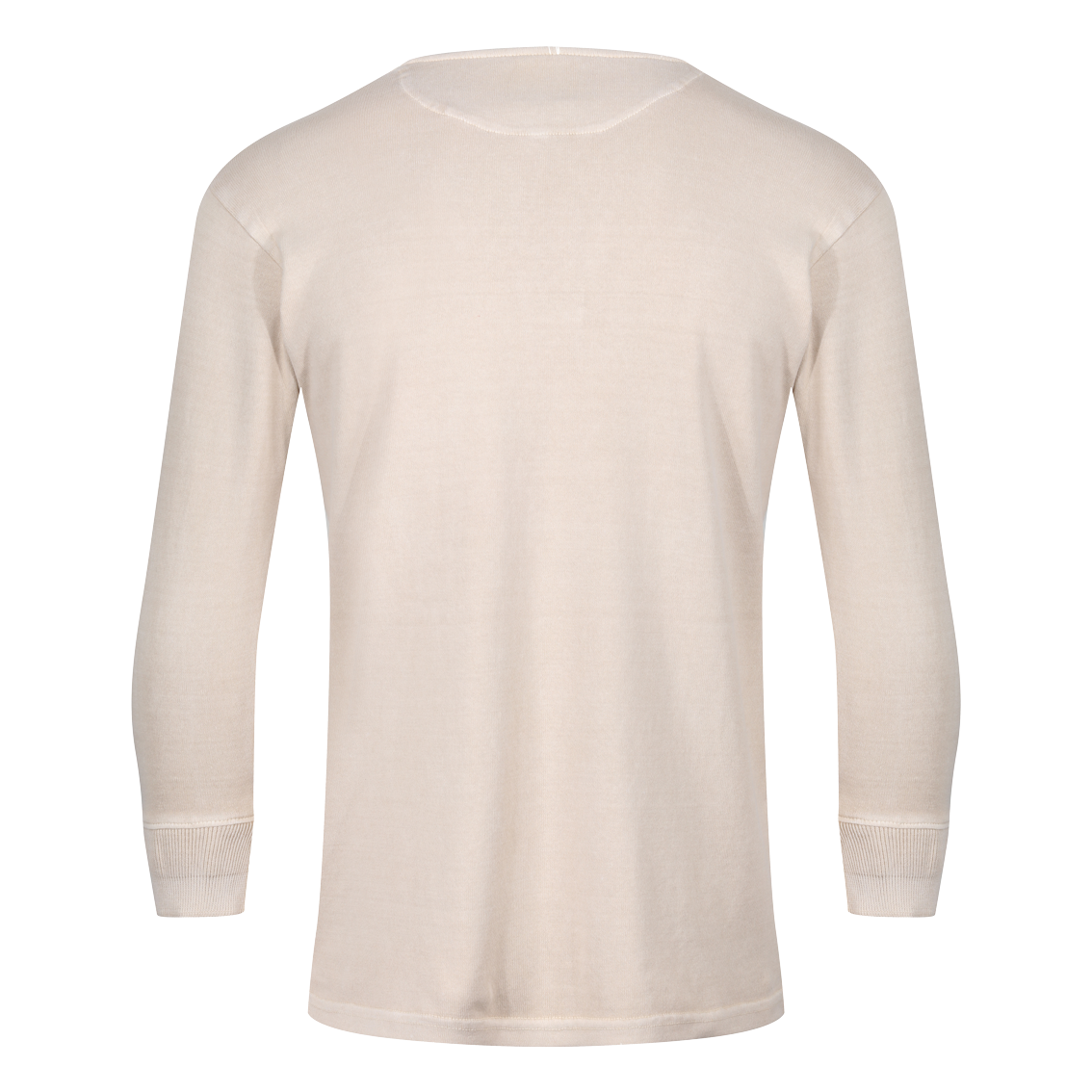 Henley shirt in ecru