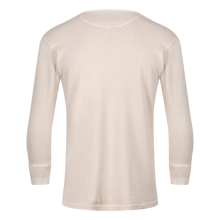 Henley shirt in ecru