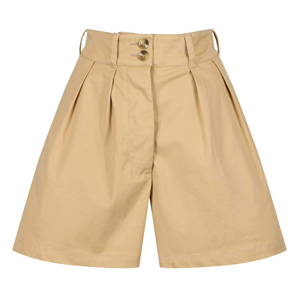 Khaki Twill Shorts