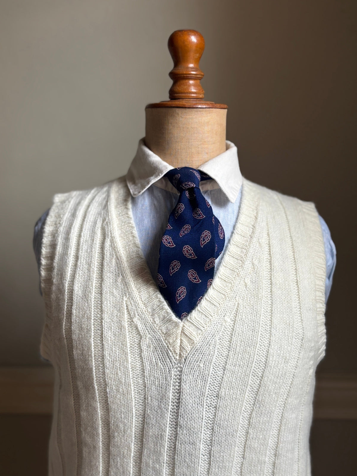 Geelong wool Vintage 1930s Vest