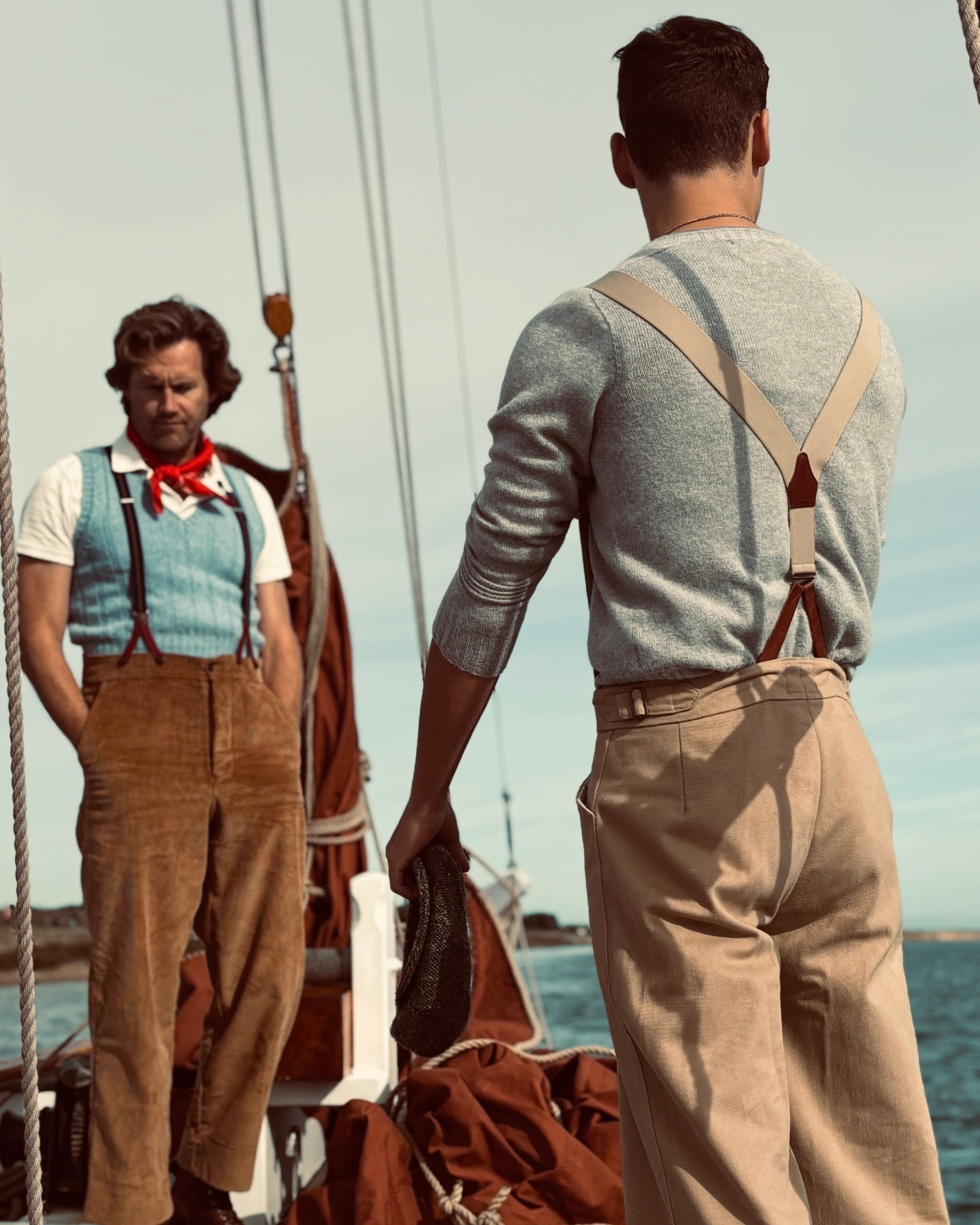 1930s Crew neck lambswool sweater