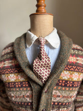 1920s Shawl neck Fair Isle Cardigan