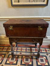Vintage Leather Finnigans shoe trunk