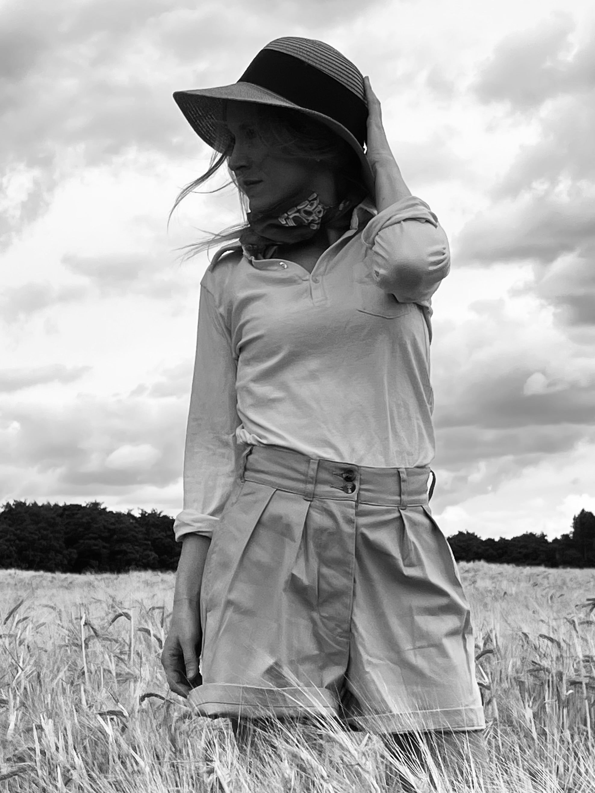 Vintage Pleated Shorts