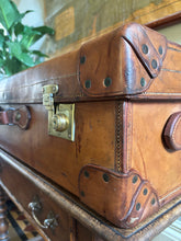 1920s Leather Suitcase/trunk