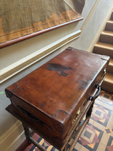 Large Leather suitcase