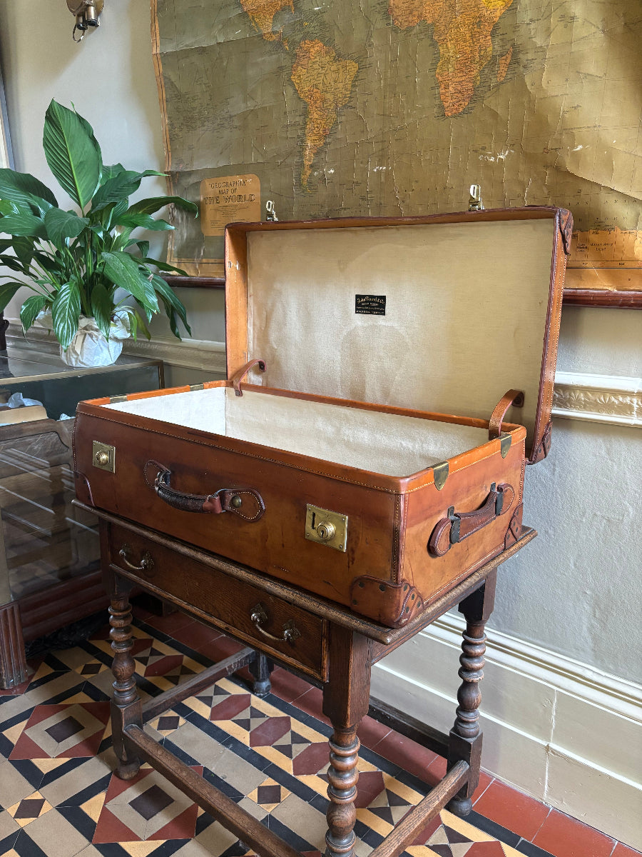 Vintage Leather Trunk