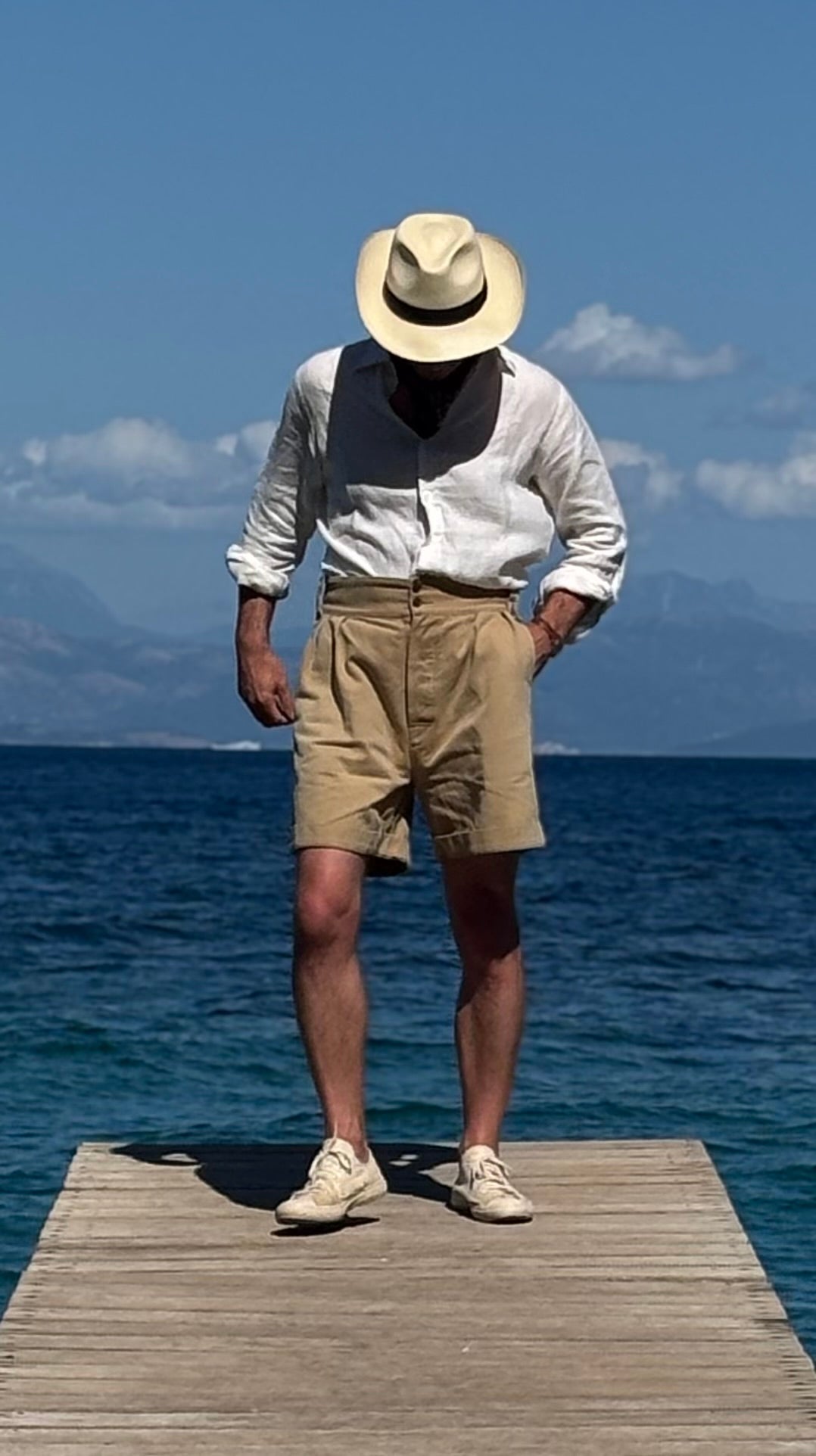 1930s mens khaki shorts