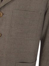 Dogtooth tweed suit