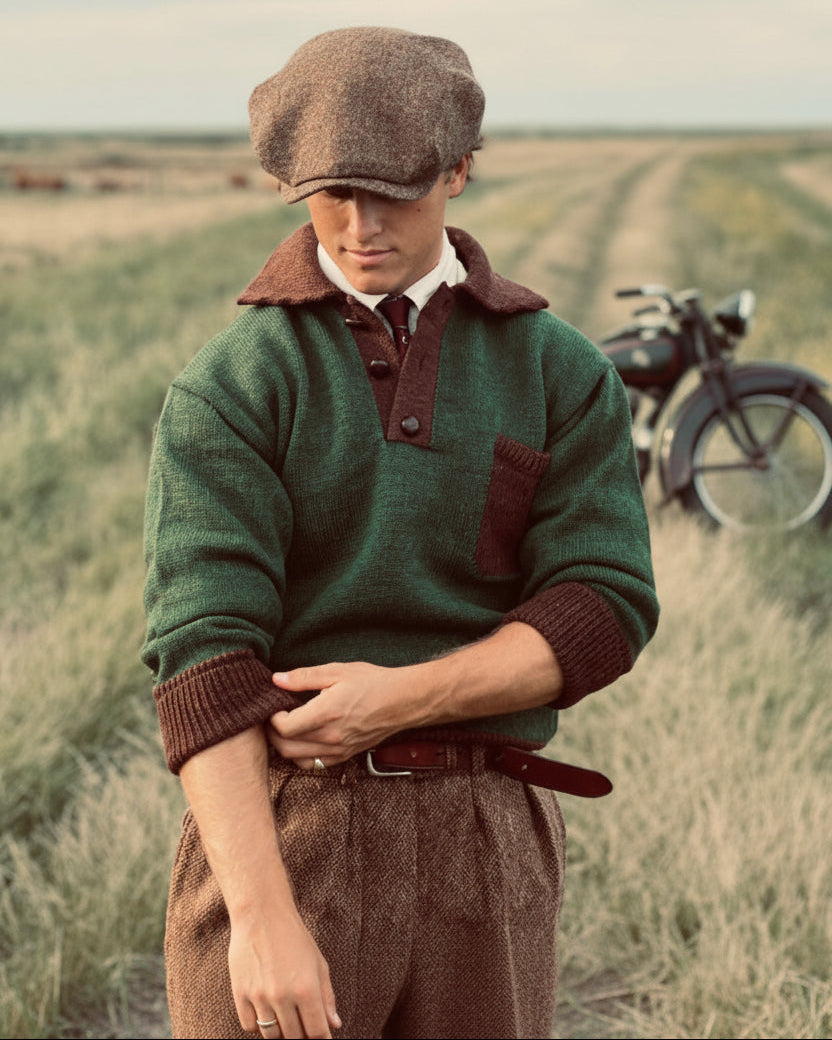 1920s Vintage Biker Sweater