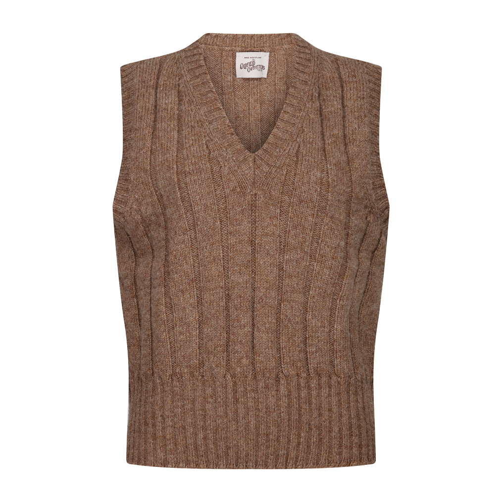 1930s wool camel slipover