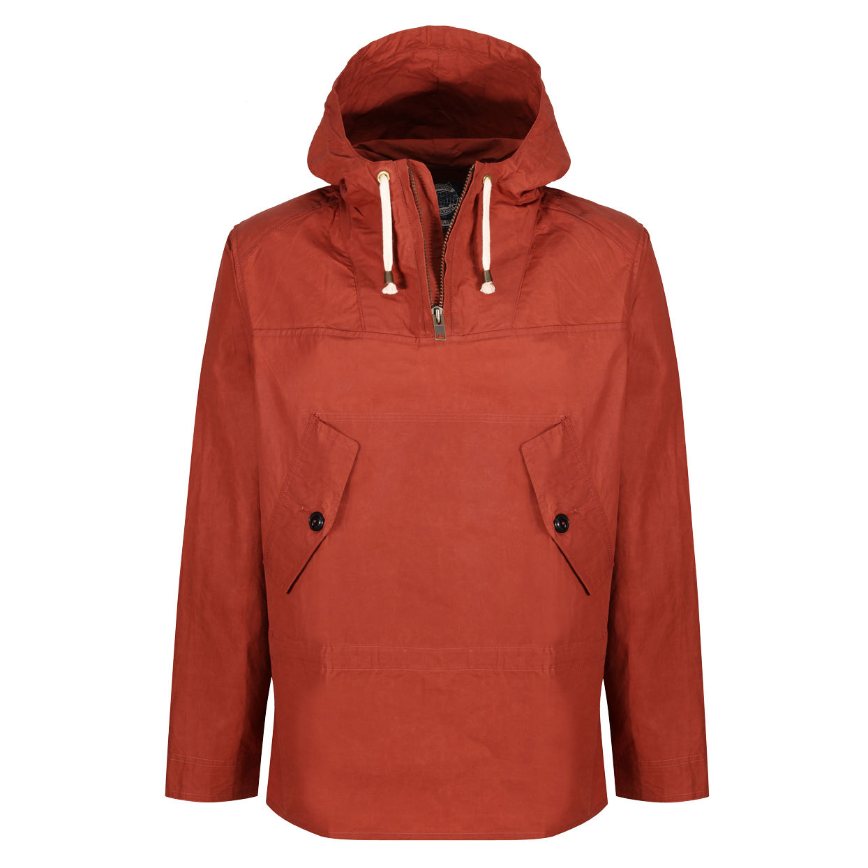 YARMOUTH OILSKINS - HOODED SMOCK - BRICK