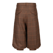 ORSON PLUS 6 - BROWN DOGTOOTH CHECK CASHMERE/WOOL MIX