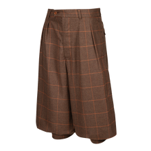 ORSON PLUS 6 - BROWN DOGTOOTH CHECK CASHMERE/WOOL MIX