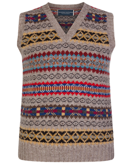 Fair Isle sweater made in Shetland