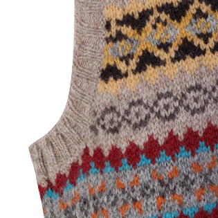 Fair Isle sweater vest