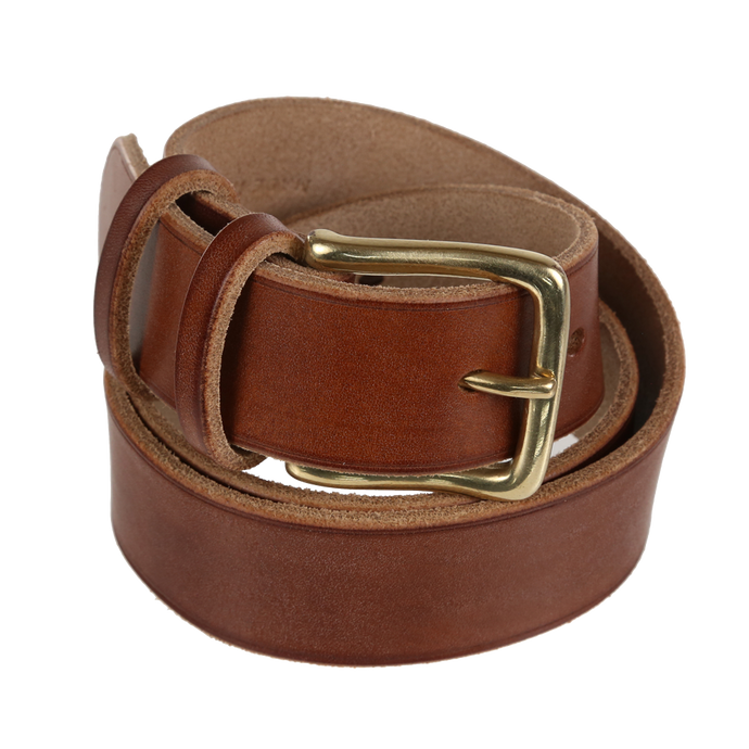 Hand crafted leather belt made in England