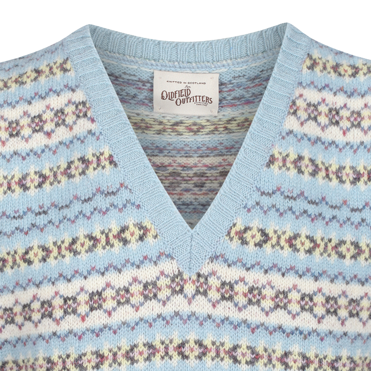 Fair Isle V Neck slipover