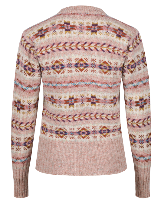 LADIES FAIR ISLE CARDIGAN - "THE FLORENCE"
