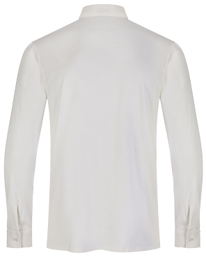 JERSEY COTTON SHIRT - NATURAL - CUTAWAY COLLAR
