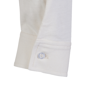 JERSEY COTTON SHIRT - NATURAL - CUTAWAY COLLAR