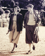 Vintage tweed 1920s wide legged trousers