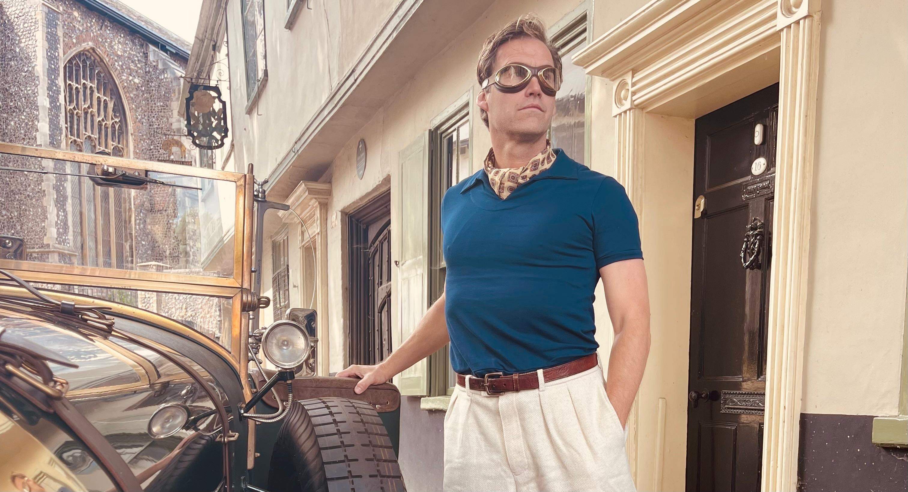 Mens Vintage Motoring Apparel