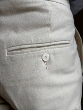 1935 HASTINGS SUMMER 3-PIECE OFF WHITE, LIGHT-WEIGHT MOLESKIN SUIT
