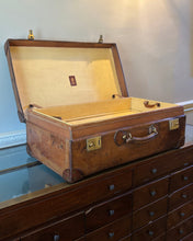 1920s Peal & Co Vintage leather suitcase