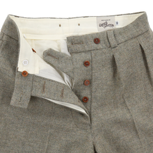 Tweed button fly trouser