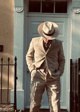 1935 HASTINGS SUMMER 3-PIECE OFF WHITE, LIGHT-WEIGHT MOLESKIN SUIT
