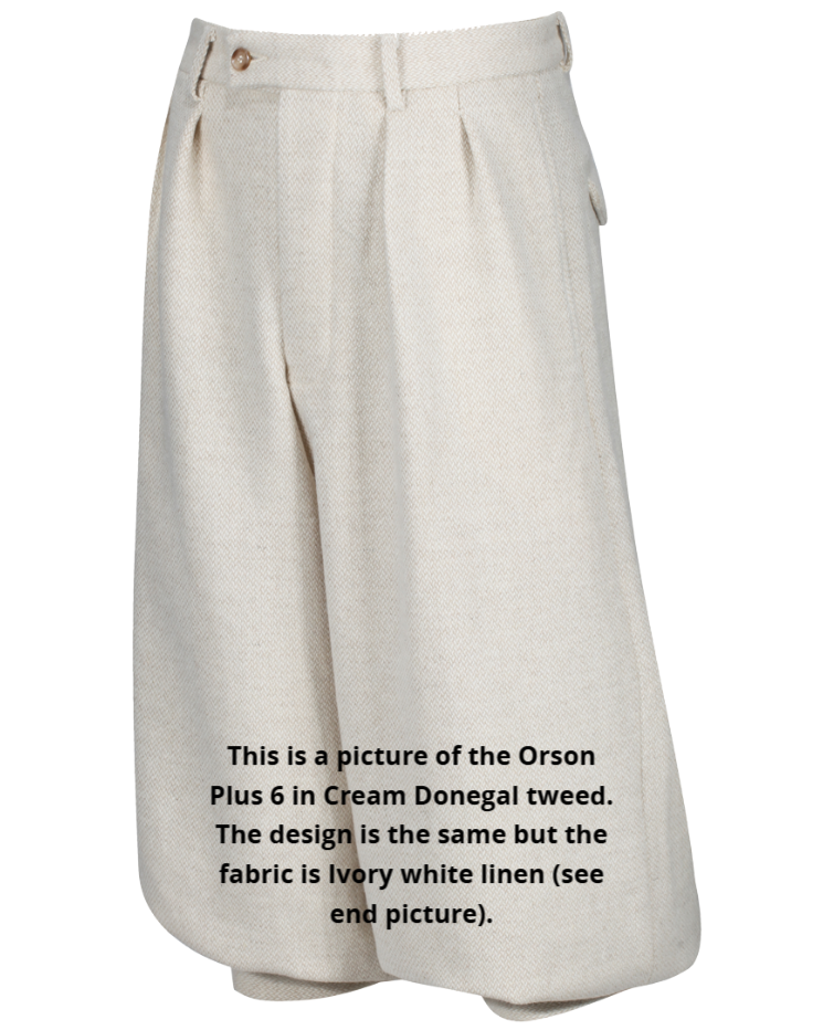 ORSON PLUS 6s - IVORY WHITE LINEN