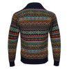 Fair Isle shawl neck cardigan