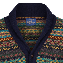 Fair Isle shawl neck