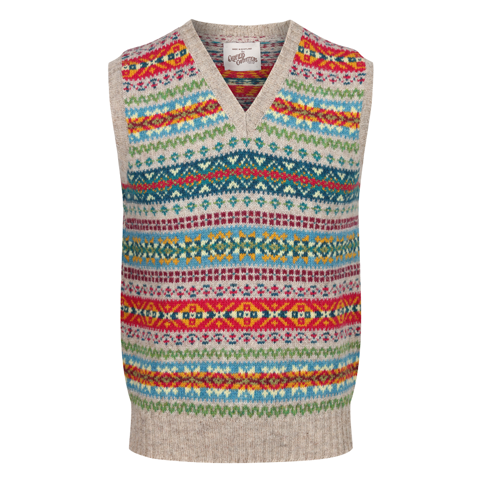 Fair Isle slipover The Henry Cotton Oldfield Outfitters