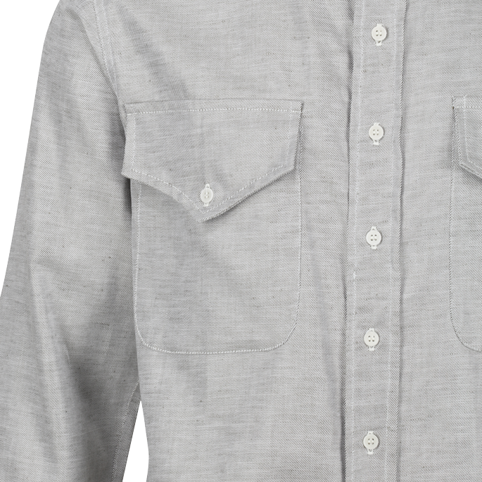 1940s Linen/cotton shirt