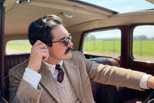 1940s DONEGAL TWEED,  BEIGE HERRINGBONE JACKET