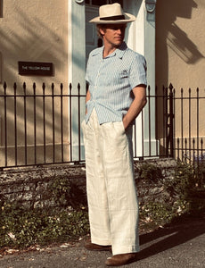 Trousers - Vintage Cut 1930s trousers in Tweed, cotton and linen