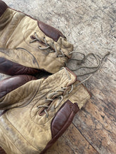 Vintage 1920 leather boxing gloves