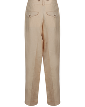 High waist linen  trouser