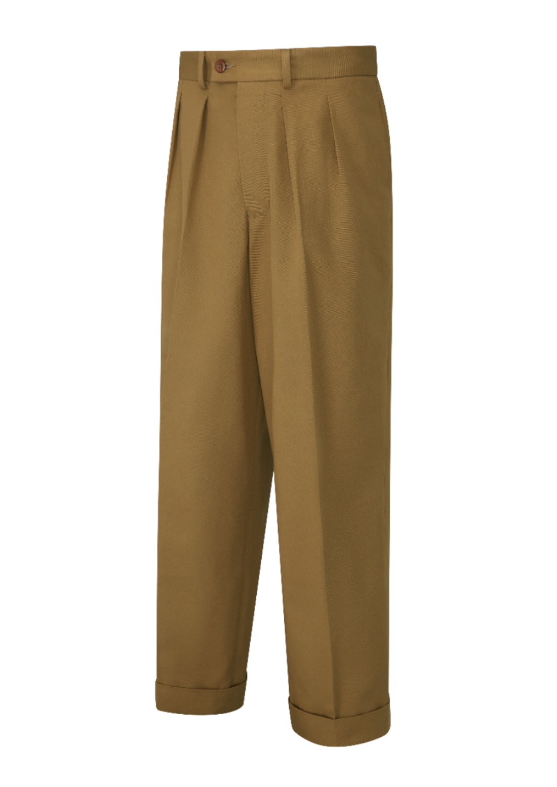Errol Khaki High waisted trousers