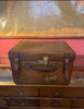 Antique Leather Hat Box