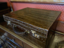 Antique 1920s Crocodile case