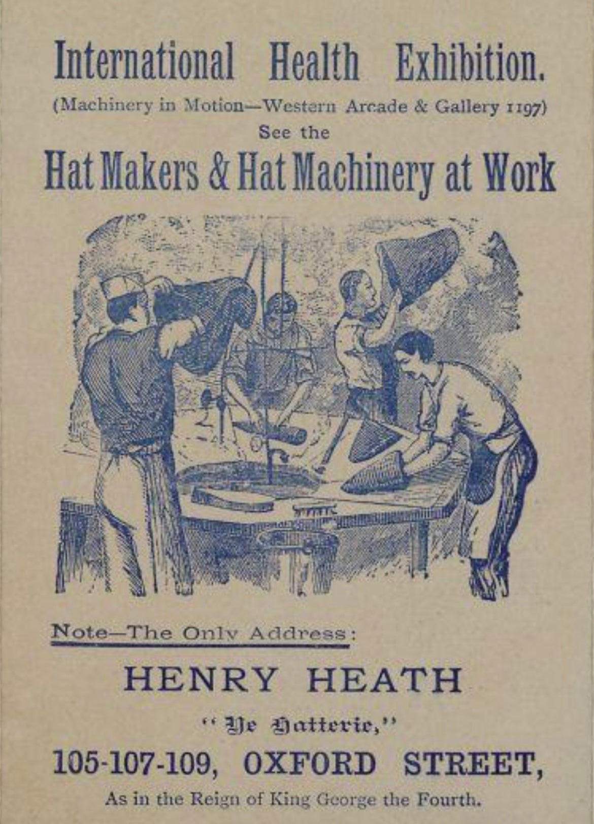 HENRY HEATH LEATHER HAT BOX AND TOP HAT c.1900s