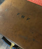 Henry Heath Leather Hat Box and top hat Circa 1900s