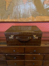 Vintage Crocodile vanity case